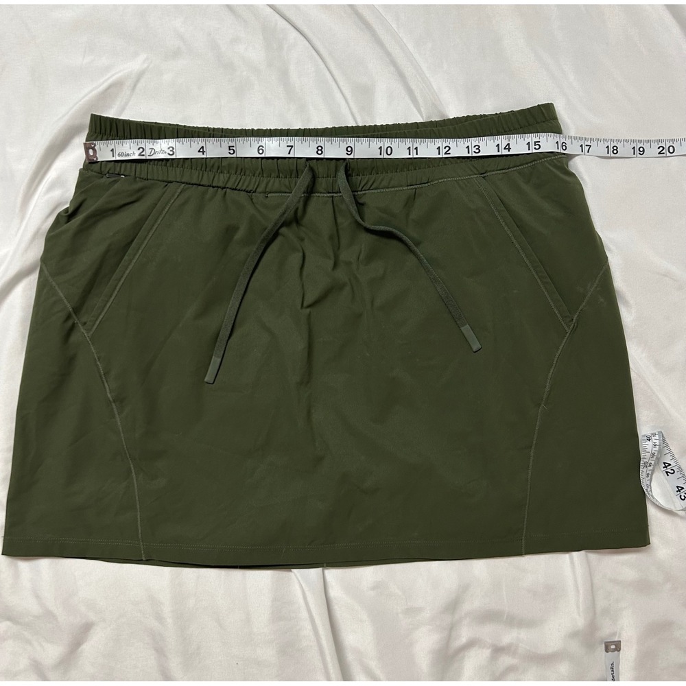 Title Nine Golf Skort Womens Med Green Activewear Skirt with Mesh Liner Pockets - Picture 8 of 11